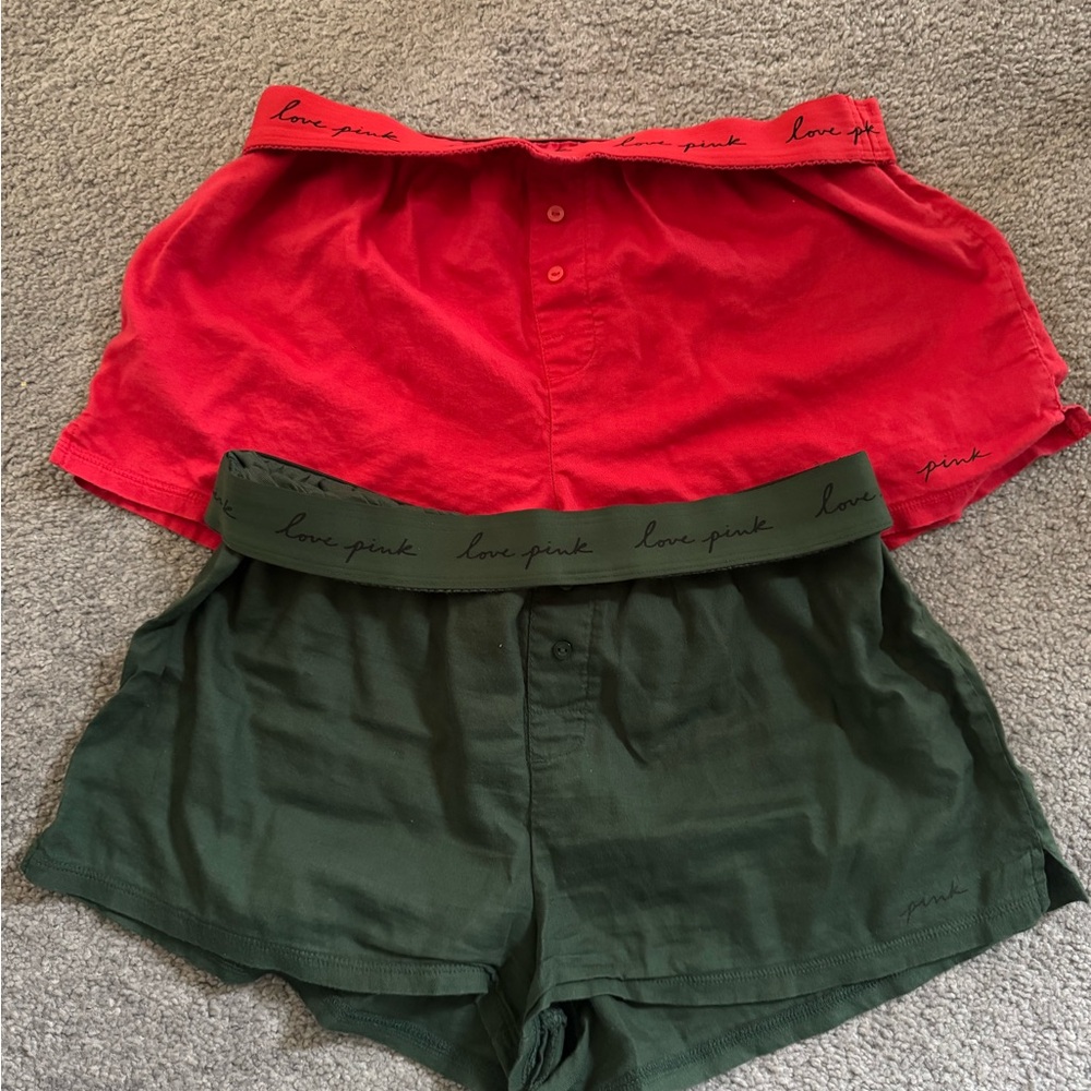 Victoria's Secret PINK Cotton Sleep Shorts Bundle